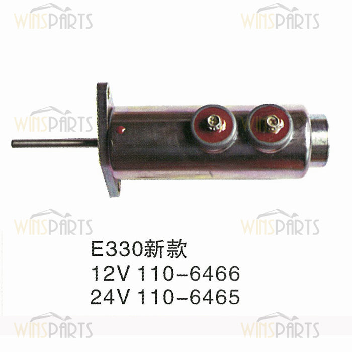 110-6466 110-6465 CAT 3304B 3306 Fuel Shutoff Solenoid Valve Flameout