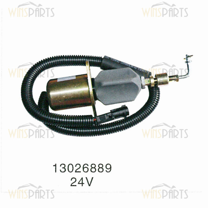 Válvula solenoide de apagado de motor diésel WEICHAI DEUTZ de 24 V 13026889