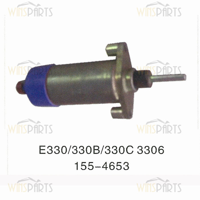 155-4653 1554653 Válvula solenoide de apagado del motor CAT DIESEL Solenoide de apagado Caterpillar