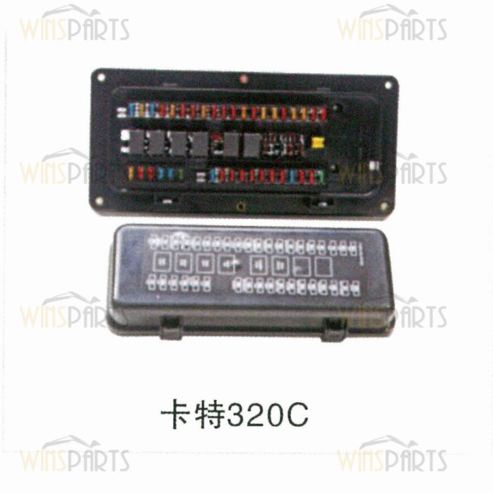 163-6740 163-6741 213-0671 BASE Relay Fuse Box with HARNESS AS Caterpillar