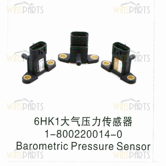 1-80220014-0 Sensor de presión de refuerzo del motor ISUZU 6HK1 4HK1 Hitachi
