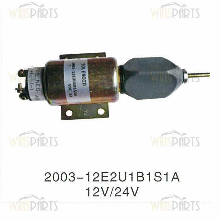 2003-12E2U1B1S1A Válvula solenoide de parada de apagado de la bomba de combustible del motor de 12 V CC