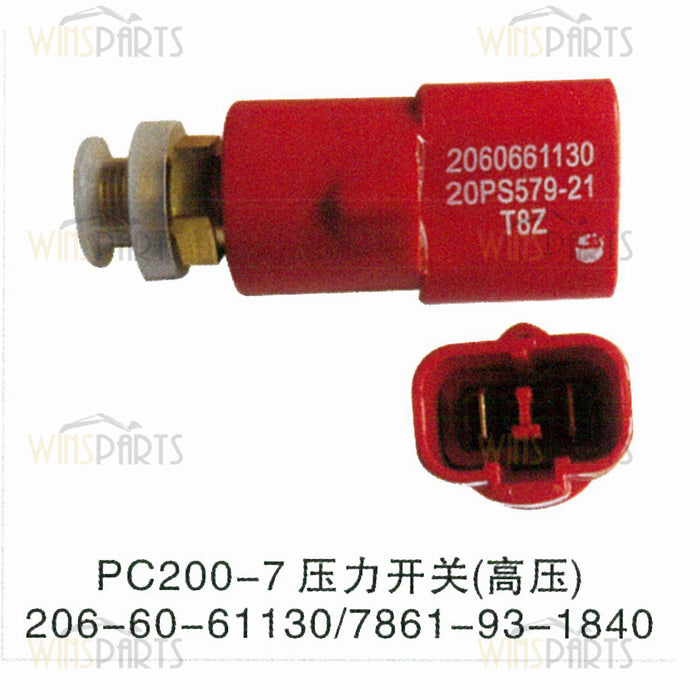 206-06-61130 7861-93-1840 High Pressure Switch Sensor KOMATSU
