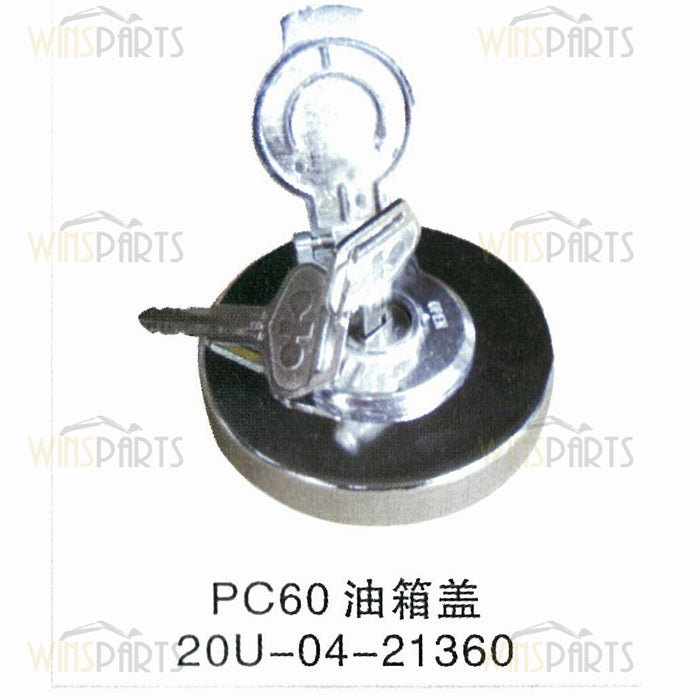 20U-04-21360 20U0421360 Tapa del tanque de combustible para KOMATSU