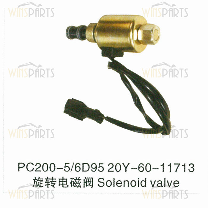 20Y-60-11713 20Y-60-11712 PC200-5 SOLENOID VALVE KOMATSU