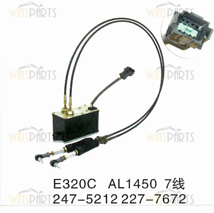227-7682 2277682 CAT 7 líneas eléctricas GOBERNADOR Acelerador MOTOR SET'Y
