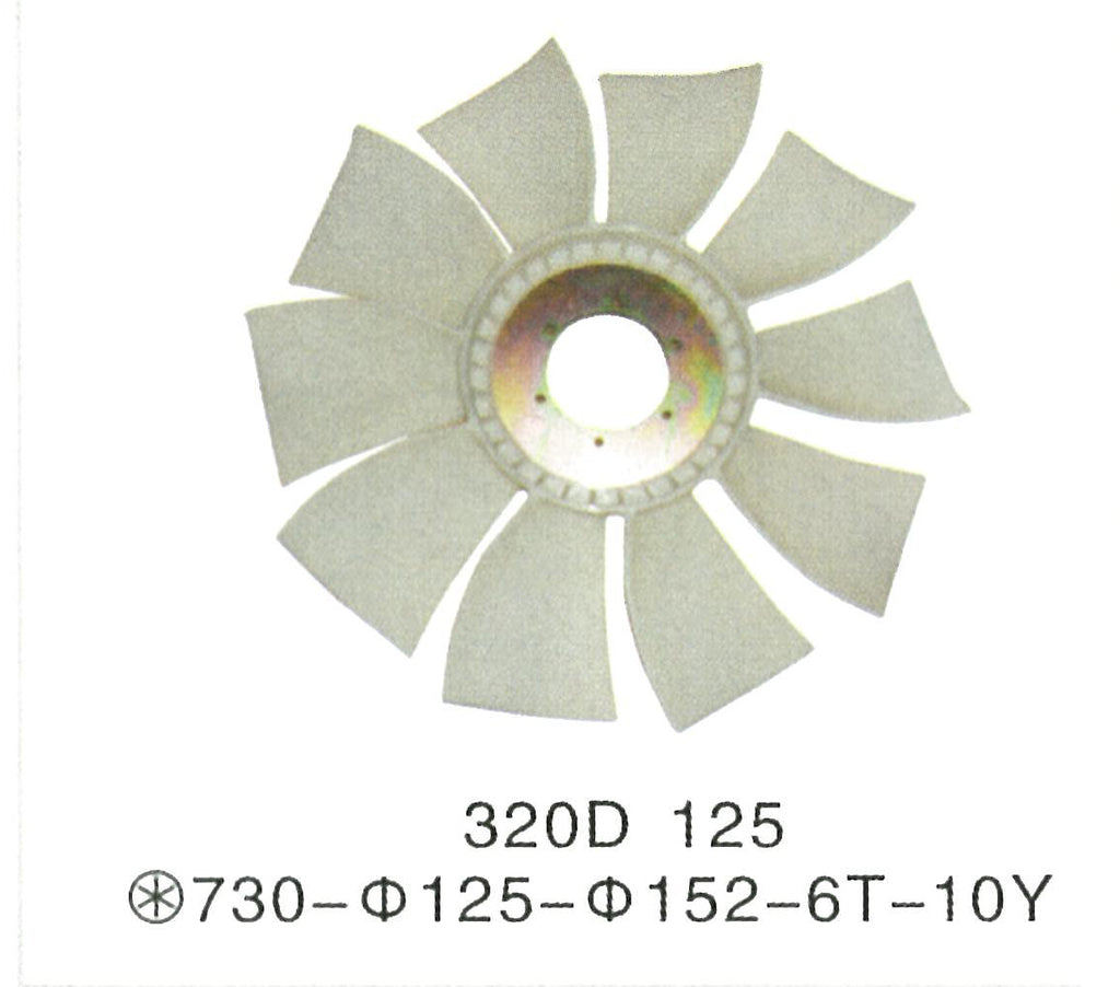 245-9344 245-9343 CAT C6.4 ENGINE Fan Blade FAN COOLING Caterpillar