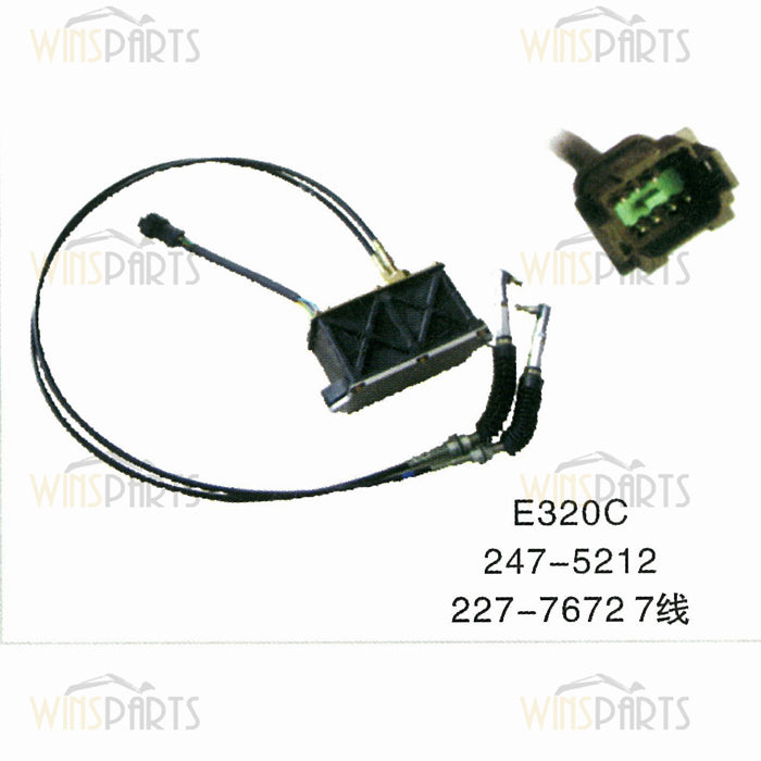 247-5212 227-7672 Motor del acelerador CAT Gobernador Motor paso a paso Caterpillar