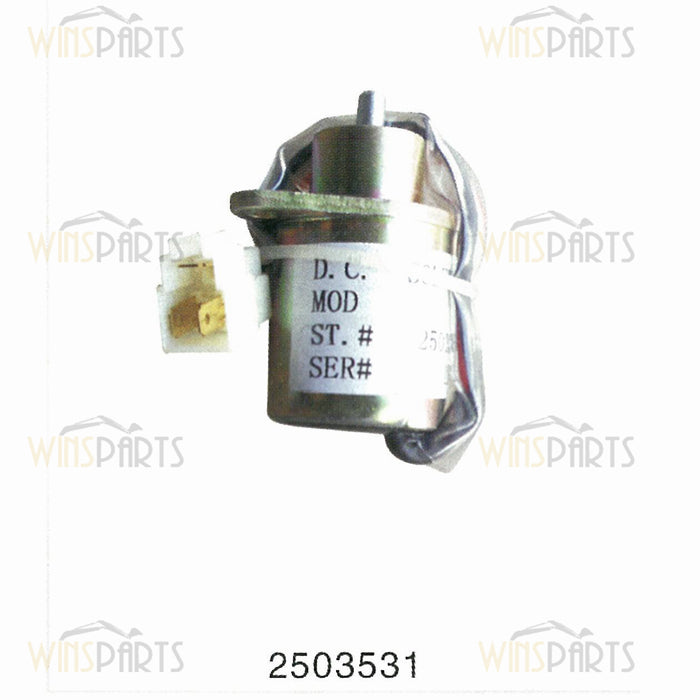 2503531 Válvula solenoide de apagado del motor diésel Yanmar de 12 V, apagado