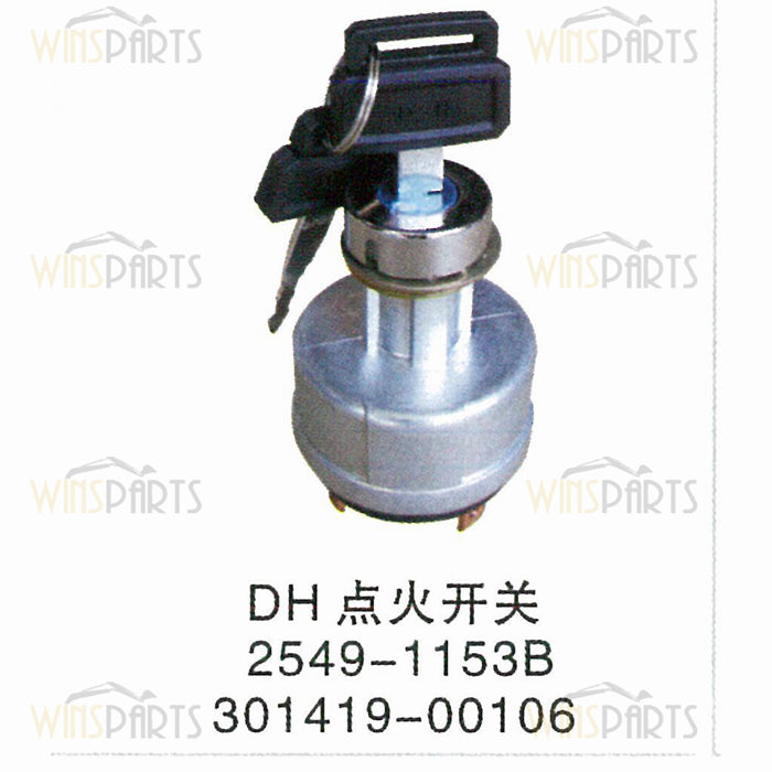 2549-1153b 301419-00106 Interruptor de encendido de Doosan Daewoo