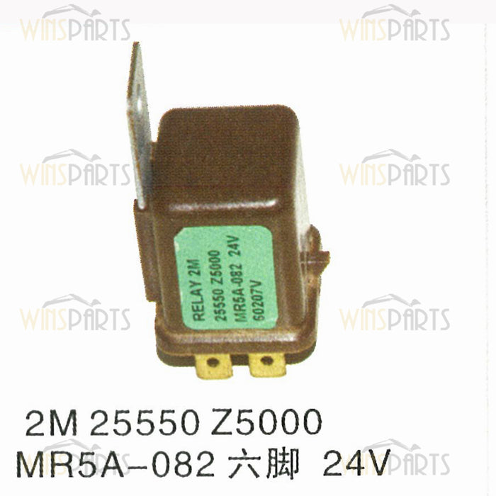 25550-Z5000 MR5A-082 HINO NISSAN 24V 6 Pin Relay Fuse