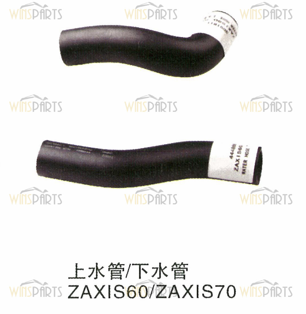 4448661 3091811 Tubo superior de agua TUBO Manguera inferior del radiador Hitachi ZX70