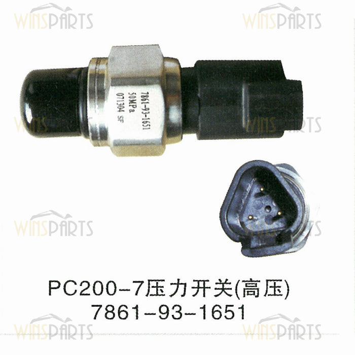 7861-93-1651 7861931651 Sensor de presión del interruptor de bomba principal alta KOMATSU