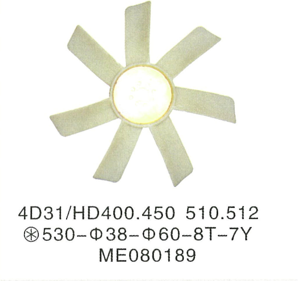 ME080189 Mitsubishi 4D31 ENGINE Fan Blade FAN COOLING For KATO