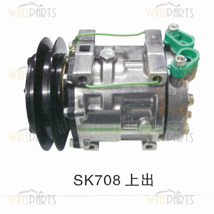 YT91V00001F1 CONJUNTO DE COMPRESOR DE AIRE Aire acondicionado A/C Kobelco SK70