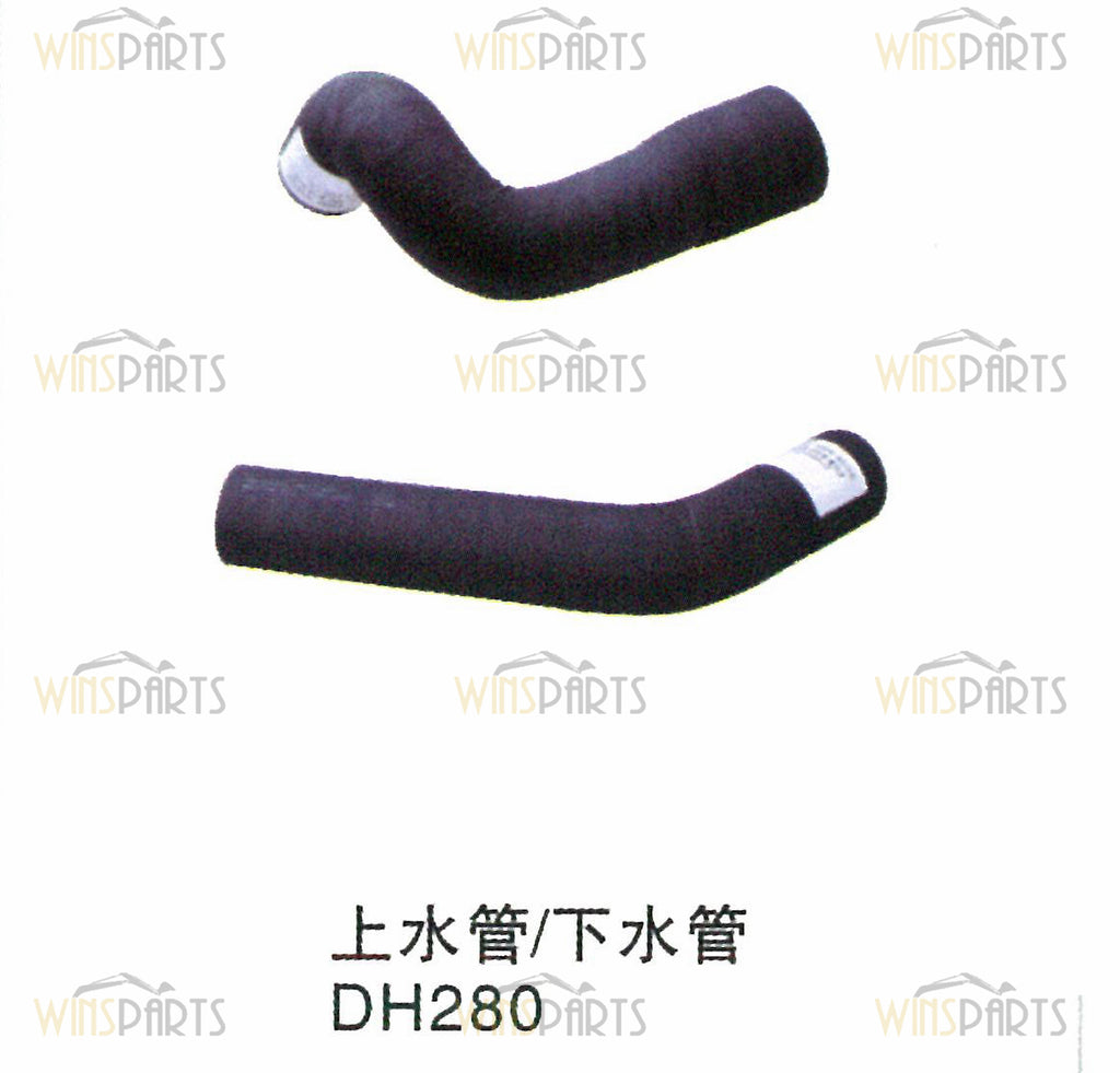 2185y1324A 2185Y1335H Water Radiator Hose Doosan Daewoo DH280