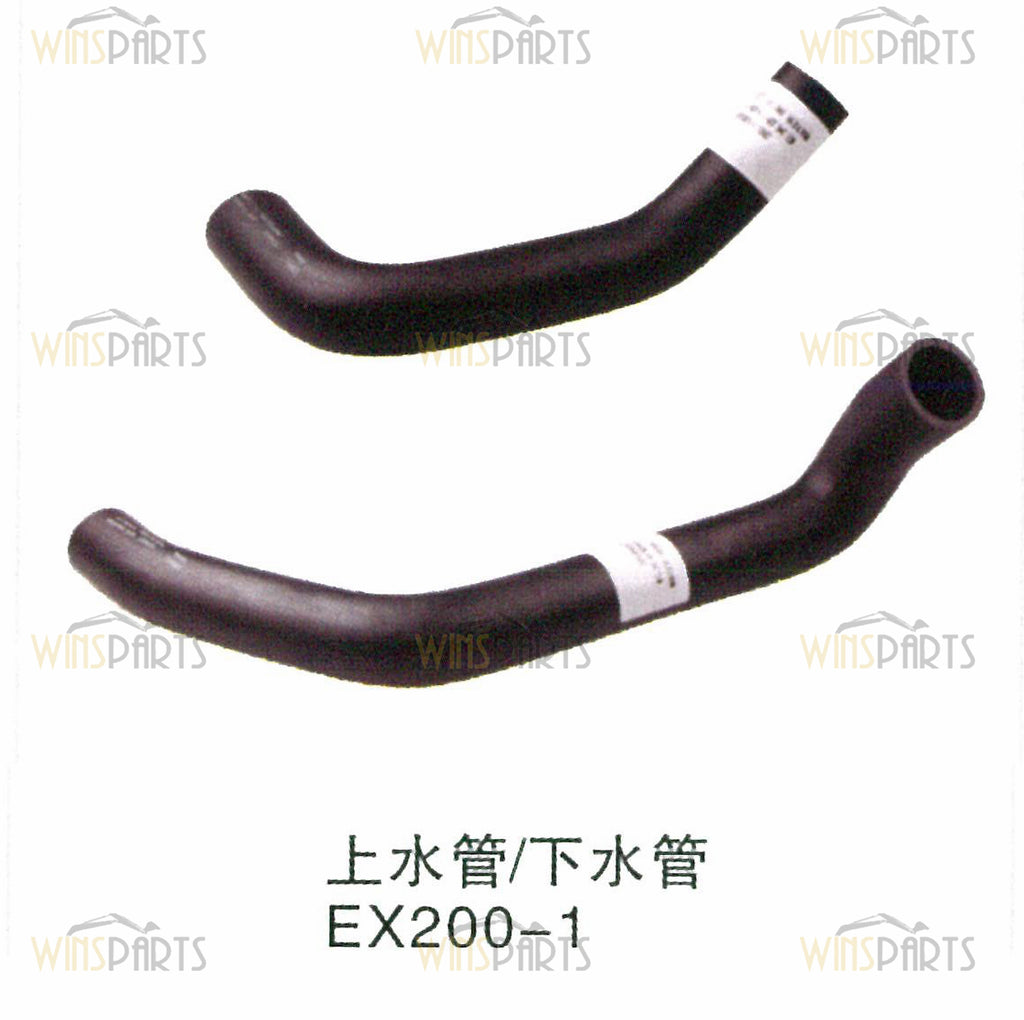 3048033 3050022 Water Radiator Hose Hitachi EX200-2 EX200-3