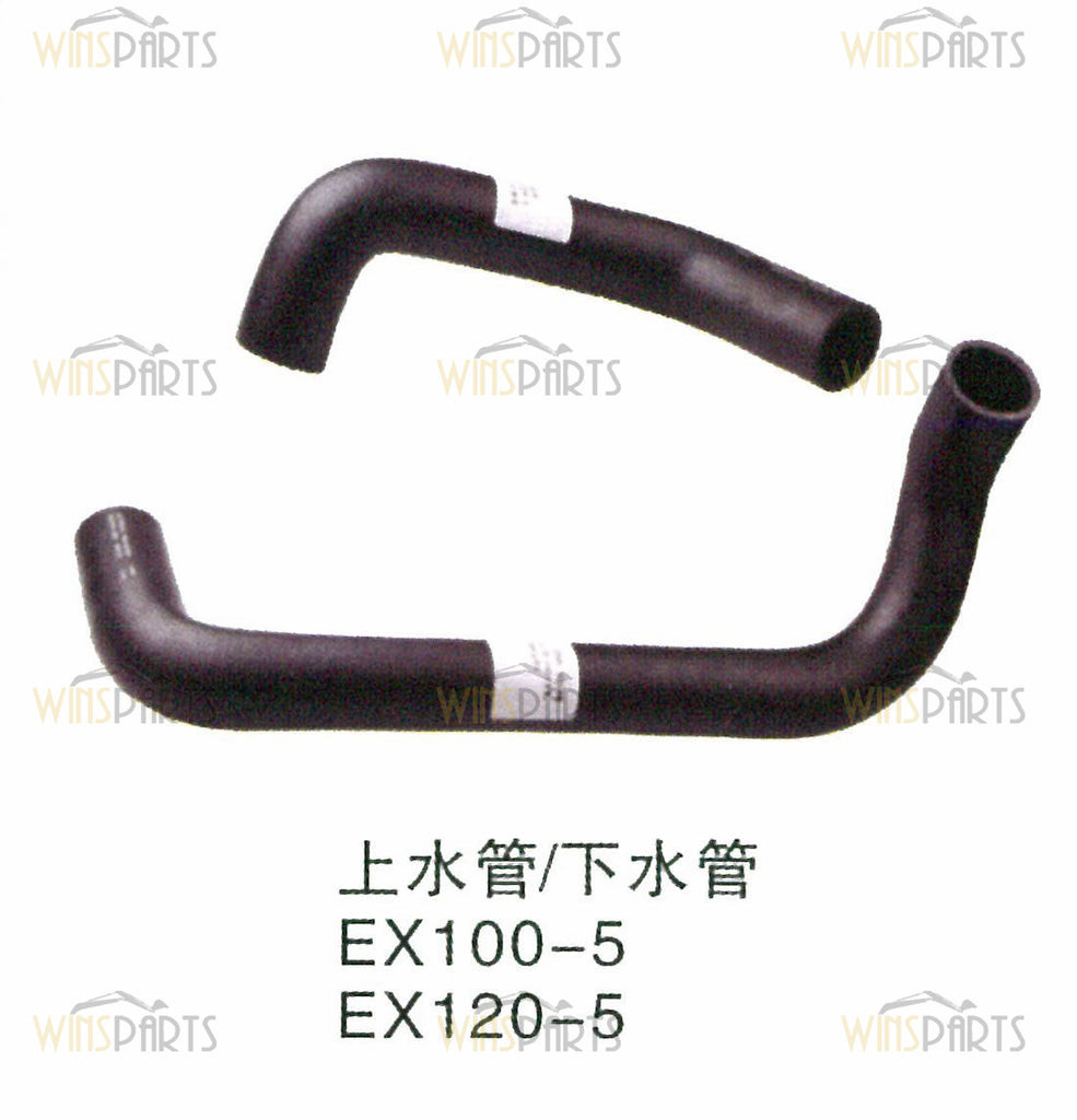 3068516 3073998 Water Radiator Hose Hitachi EX100-5 EX120-5