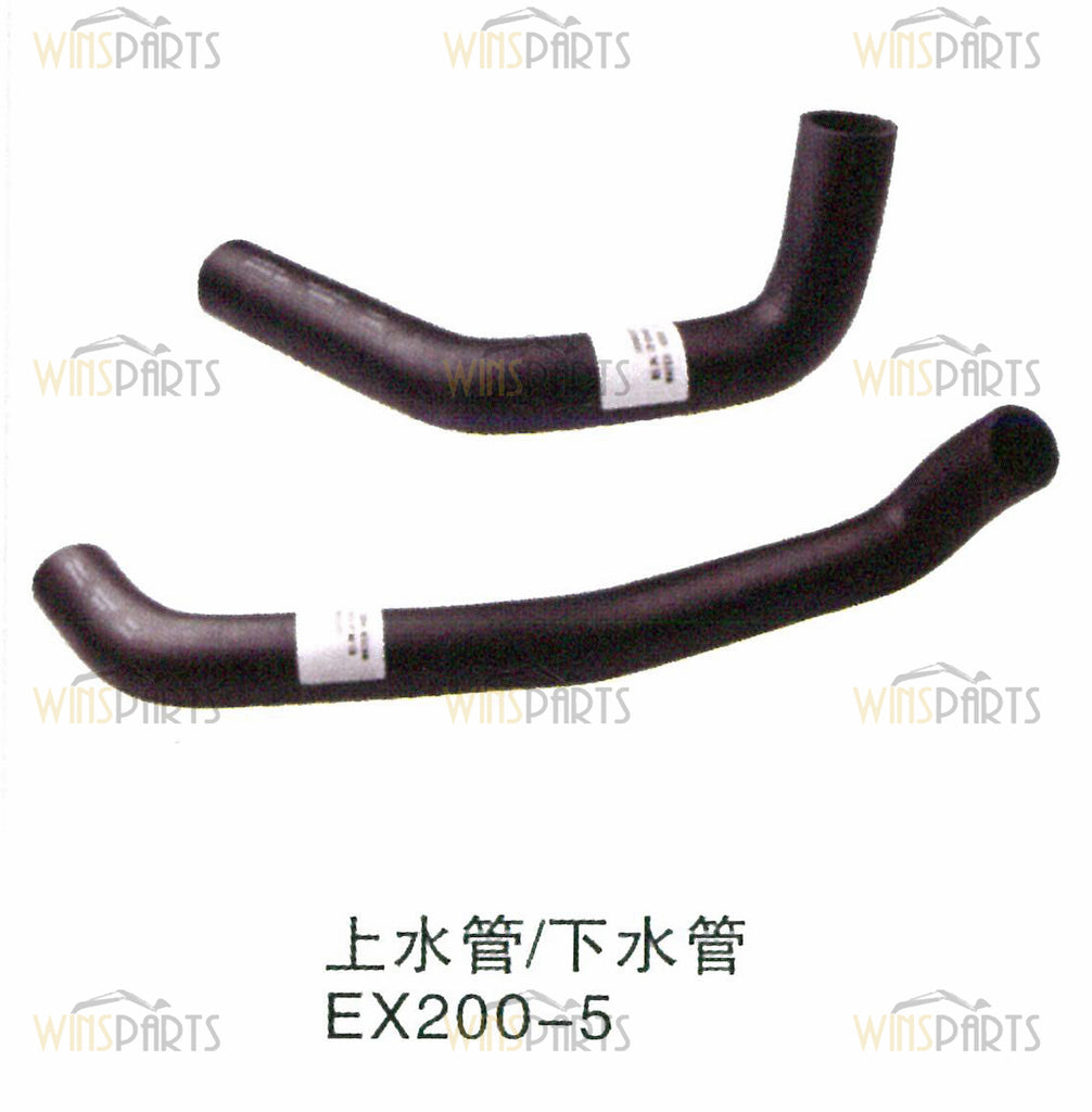 3072426 3068554 Water Radiator Hose Hitachi EX200-3 EX200-5