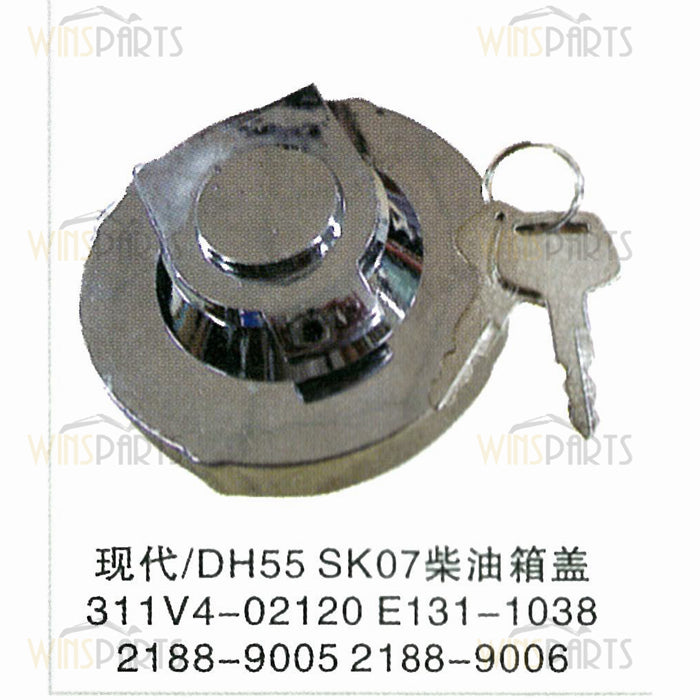 311V4-02120 E131-1038 2188-9005 2188-9006 Hyundai Fuel Tank Cap