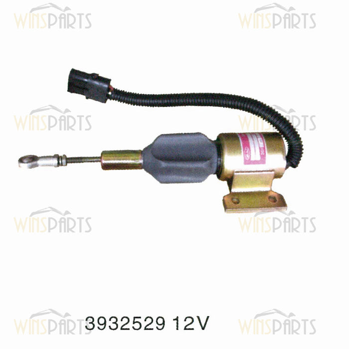 3932529 3930658 SA-4756-12 Cummins 12V Fuel Shut Off Solenoid Valve