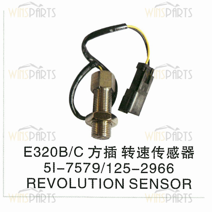 5I-7579 125-2966 CAT 3064 3066 DIESEL ENGINE Revolution Speed Sensor