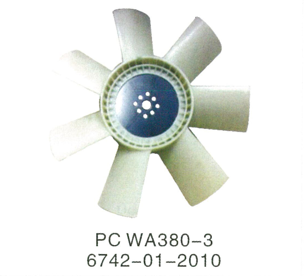 6742-01-2010 Komatsu SA6D102 ENGINE Fan Blade For FAN COOLING WA270-3