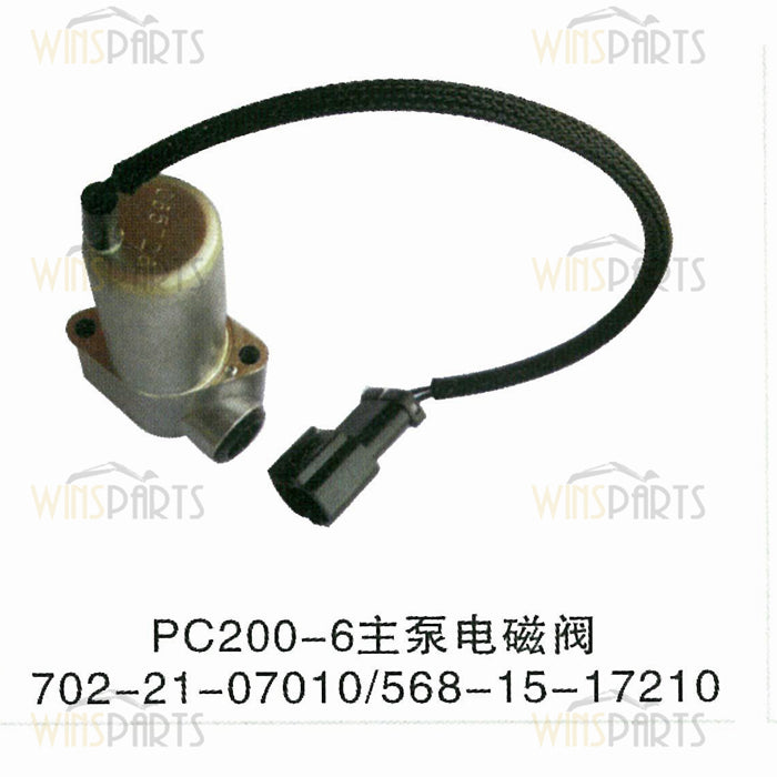 702-21-07010 568-15-17210 Válvula solenoide ENSAMBLE KOMATSU