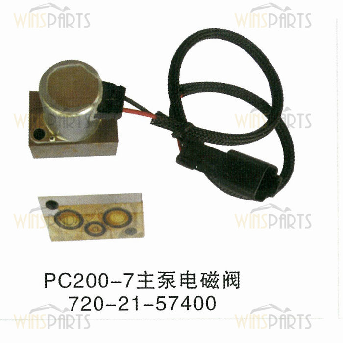702-21-57400 702-21-55901 KOMATSU Hydraulic Main Pump Solenoid Valve