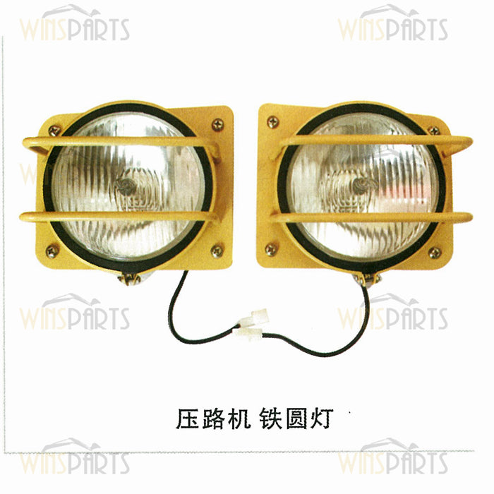 Iron round lamp use for Road roller
