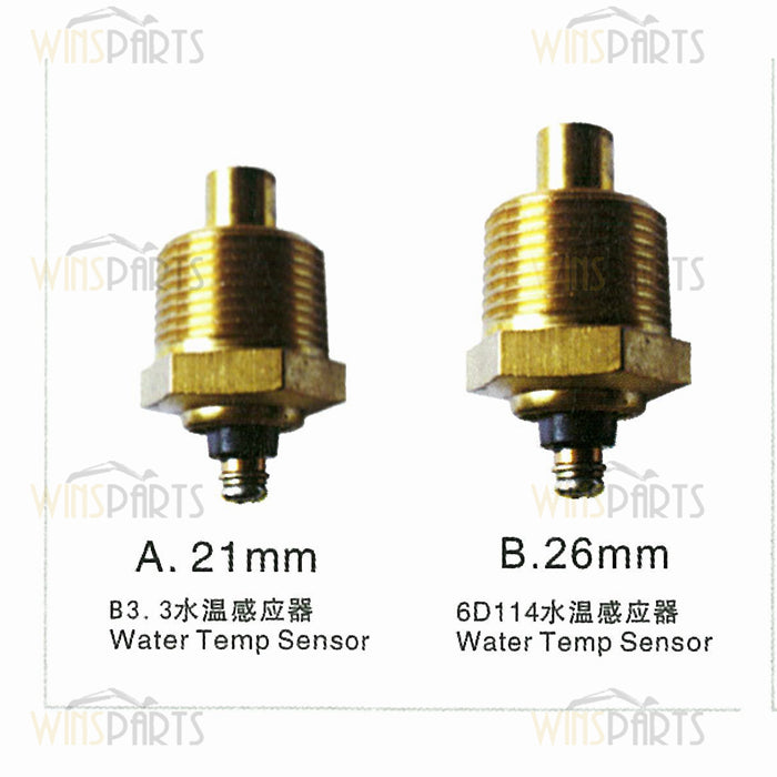 Cummins Water Temperature SENSOR 6D95 B3.3 6D114 KOMATSU