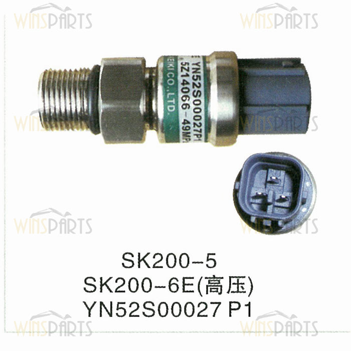 LS52S00027P1 NANGANO KEIKI 49MPA Sensor de alta presión Kobelco