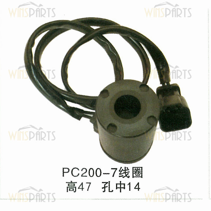 PC200-7 24V Hydraulic Solenoid Valve Coil
