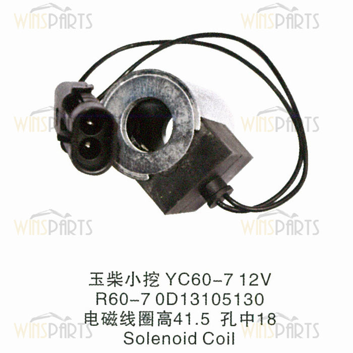 YUCAHI 12V Hydraulic Solenoid Valve Coil